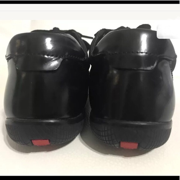 Prada nylon and leather ballerina sneakers size 37 - Picture 4 of 10